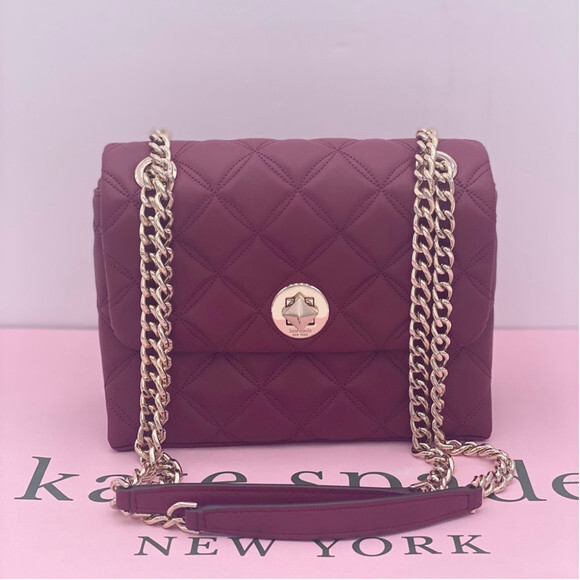 kate spade Handbags - Kate Spade Natalia Quilted Leather Small Flap Crossbody Shoulder Bag